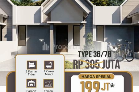 Jual Rumah Murah Bergaya Scandinavian di Cibuntu Ciampea, Bogor! Termurah di Kelasnya, Cocok untuk Investasi Anda!