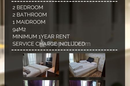 Sewa Apartemen Denpasar Residence Kuningan City 2 Bedrooms Fully Furnished