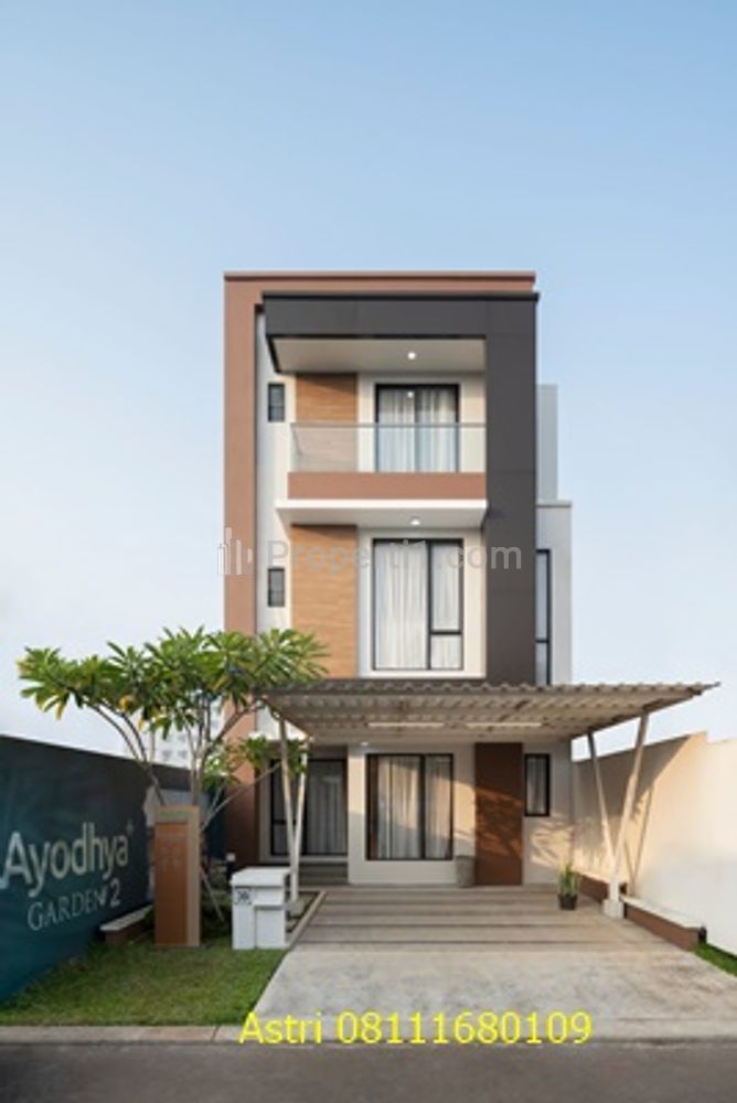 Jual Rumah 3 Lantai Siap Huni Pusat Kota Tangerang Kota Ayodhya Garden