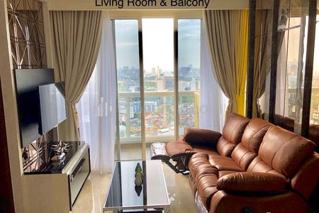 Jual Apartemen Penthouse 2 Bedrooms Lux Furnished, Menteng Park Jakarta Pusat