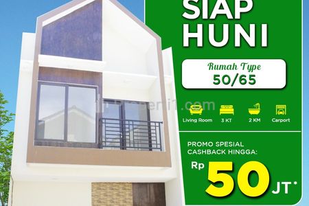 Fast Sale! Green Tajur Townhouse, Rumah 2 Lantai Ekslusive, Murah di Kota Tangerang, Dekat Akses Tol & Busway - Harus Terjual, Sisa 3 Unit Lagi, Yuk!!