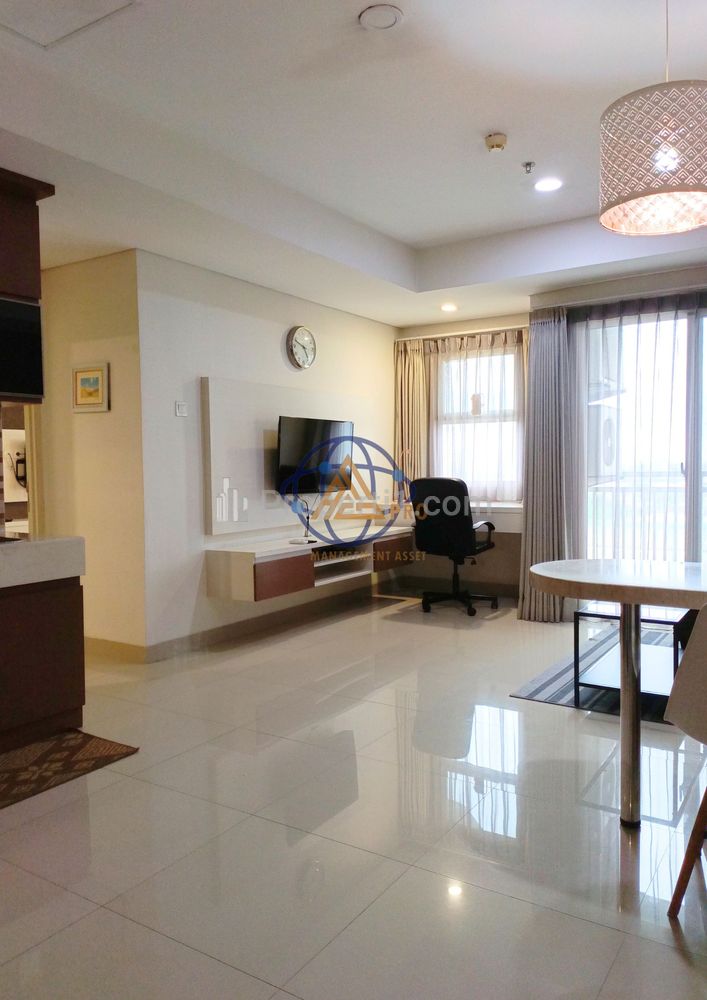 For Rent Apartment Trivium Terrace Lippo Cikarang Bekasi – 1BR Full Furnished & Good Condition –  Ready to Move