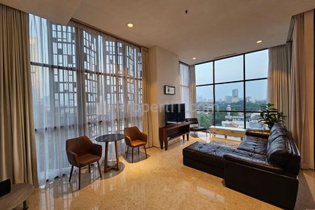Sewa Apartemen 2+1BR Modern Furnished, Senopati Suites Jakarta Selatan