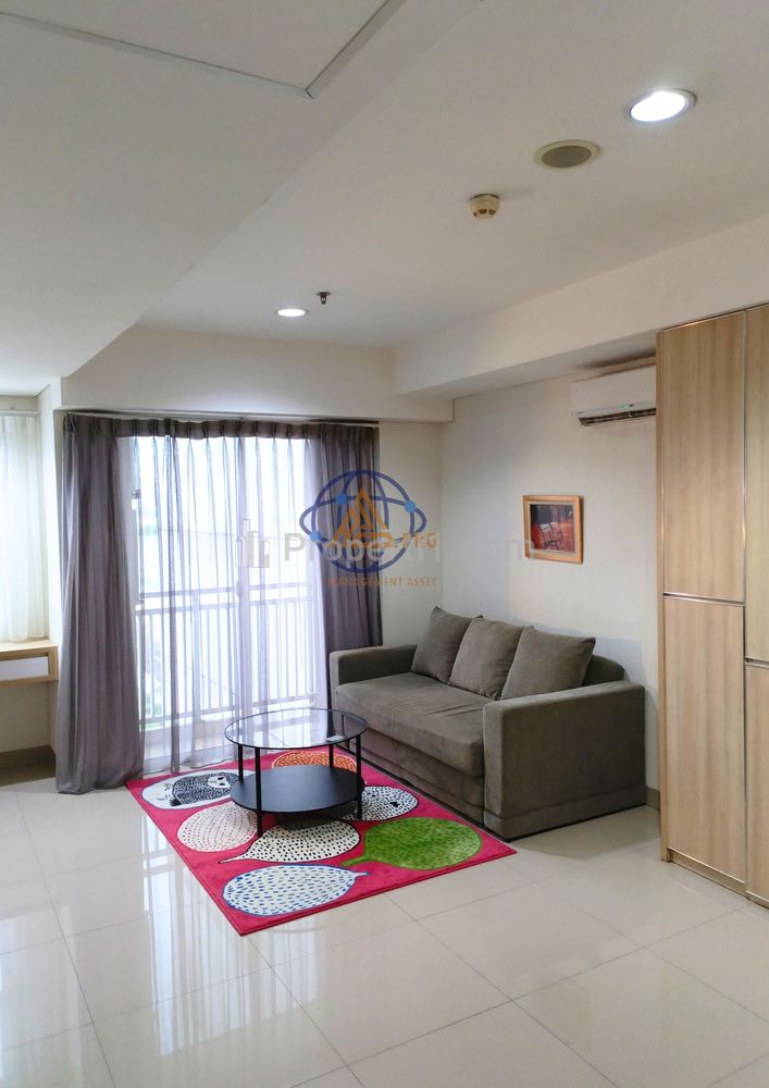 For Rent Apartment Trivium Terrace Lippo Cikarang Bekasi – 1BR Full Furnished & Good Condition –  Ready to Move