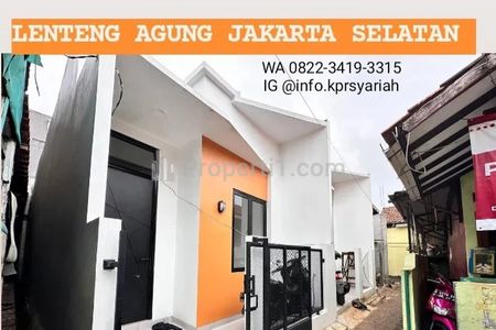 Dijual Rumah Baru 2 Kamar di Lenteng Agung Jakarta Selatan