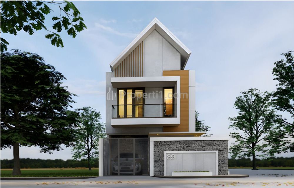 Dijual Rumah Baru Elegan Eksklusif Minimalis di Blok Terdepan Perumahan Kavling AURI Jatiluhur, Jatiasih, Bekasi