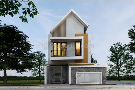 Dijual Rumah Baru Elegan Eksklusif Minimalis di Blok Terdepan Perumahan Kavling AURI Jatiluhur, Jatiasih, Bekasi