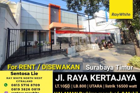 Sewa Rumah Usaha Raya Kertajaya Surabaya Timur