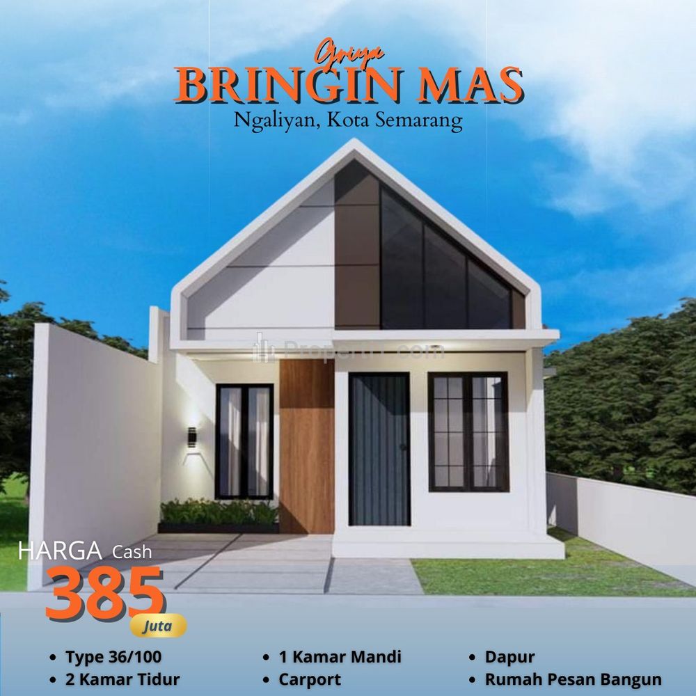 Dijual Rumah Murah Graha Bringin Mas di Ngaliyan Semarang Lagi Promo Hanya Bulan Ini