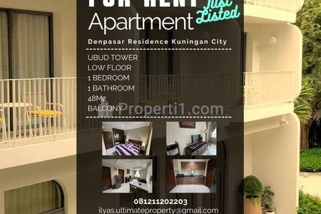 Sewa Apartemen Jakarta Selatan Kuningan City Denpasar Residence - 1 Bedroom Fully Furnished