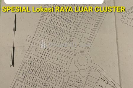 Dijual Tanah Kavling 525 m2 Bukit Golf Mediterania Citraland Surabaya Barat - RAYA Luar Cluster - SHM - Bisa KPT