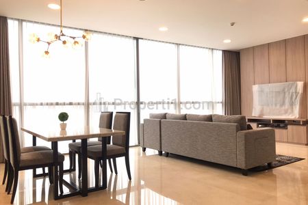For Rent Apartemen Casa Domaine Tower 2, Tanah Abang Jakarta Pusat - 3+1BR Fully Furnished