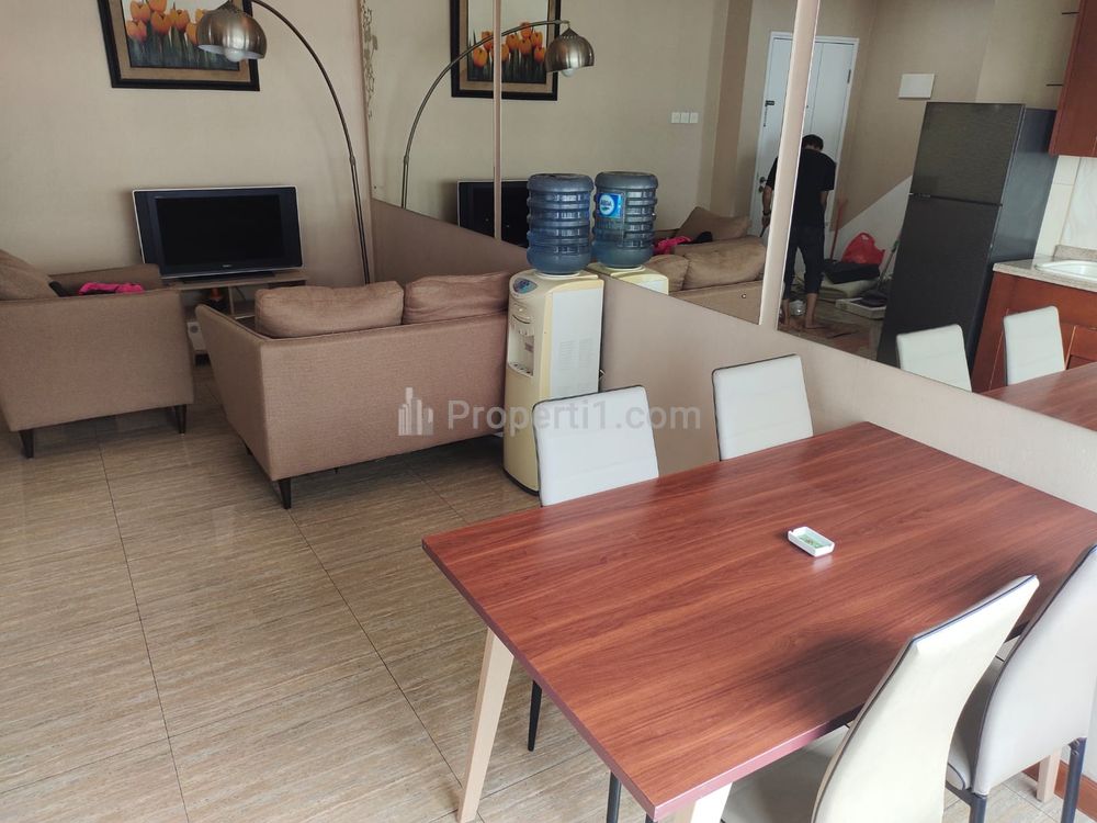 Disewakan Apartemen Sudirman Park di Karet Tengsin Jakarta Pusat - 2 Bedrooms Good View Fully Furnished, Dekat Citywalk Sudirman dan Stasiun MRT