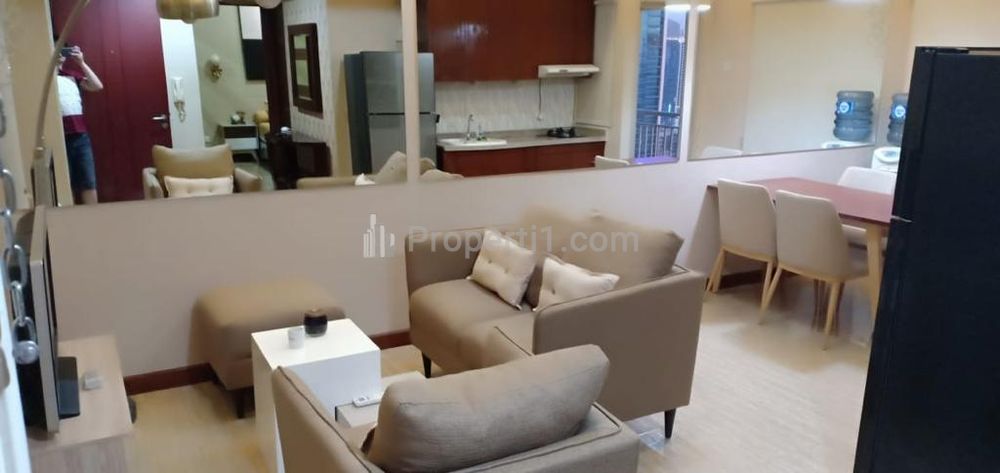Disewakan Apartemen Sudirman Park di Karet Tengsin Jakarta Pusat - 2 Bedrooms Good View Fully Furnished, Dekat Citywalk Sudirman dan Stasiun MRT