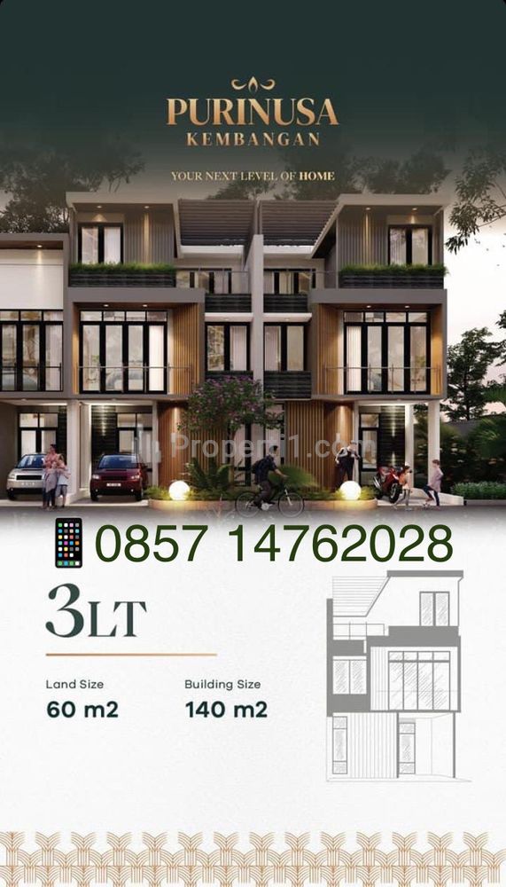 LT: 60 m2 LB: 140 m2