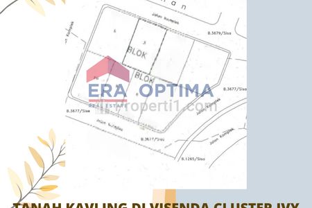 Dijual Tanah Kavling Luas 240 m2 di Visenda Cluster Ivy, Serang - Banten