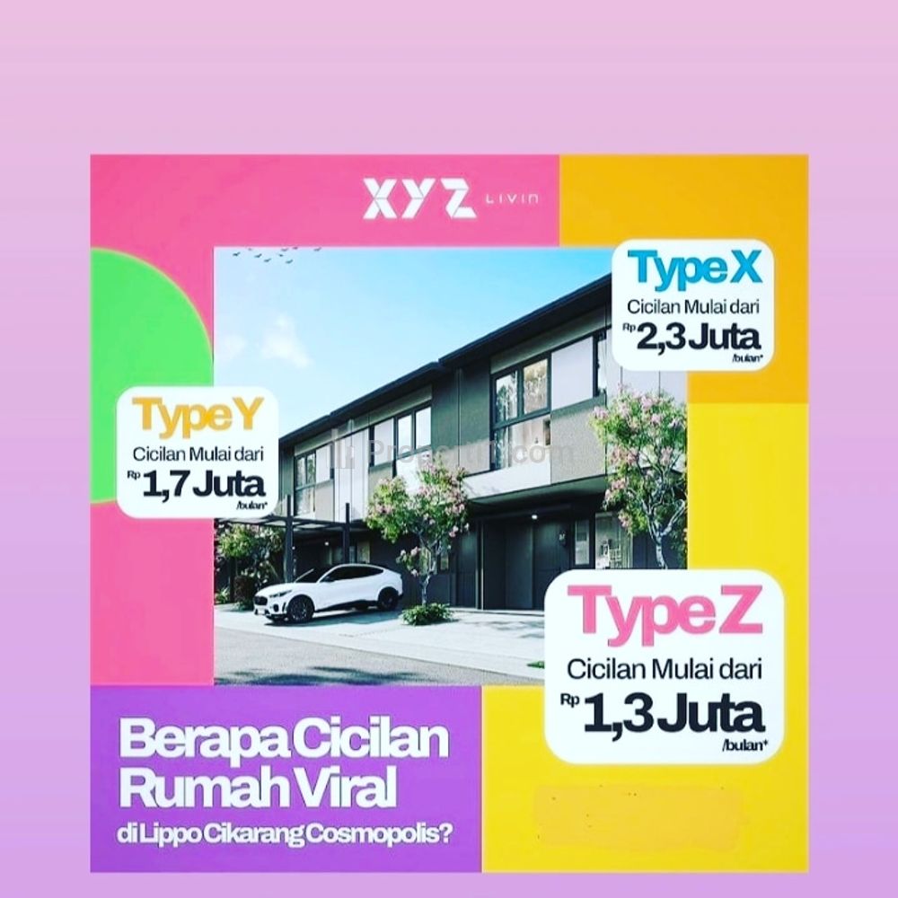 Dijual/Dipasarkan Perumahan di Lippo Cikarang Cosmopolis, Bekasi