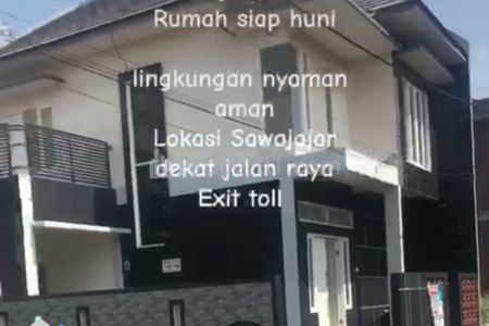 Dijual Rumah 2 Lantai di Limboto Residence, dekat Exit Tol Sawojajar Malang