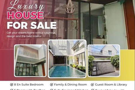 Dijual Rumah Mewah 2 Lantai di Kebayoran Baru Dekat Pondok Indah Mall, Gandaria City, Stasiun MRT Blok A, Grand Lucky Radio Dalam, RS Pondok Indah