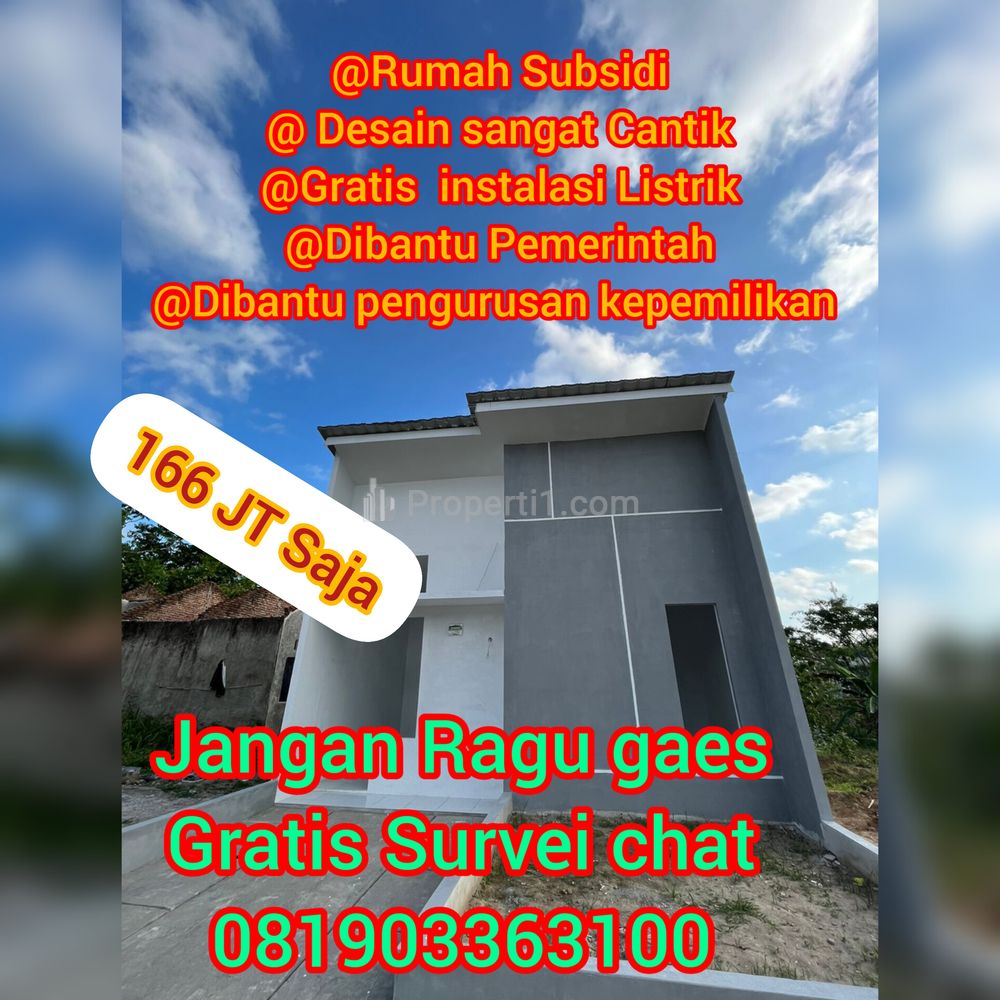 Jual Rumah Subsidi Gamplong Moyudan Sleman, Yogyakarta