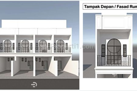 Dijual Rumah Baru 3 Lantai di Tanjung Duren Jakarta Barat