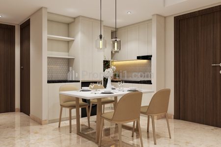 For Rent Apartemen Casa Grande Phase 2 di Tebet (Mall Kota Casablanca) Jakarta Selatan - 2 BR Fully Furnished, Tersedia Juga 3BR Plus