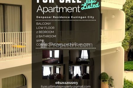 Jual Apartemen Denpasar Residence 2 Bedrooms Kuningan City Jakarta Selatan