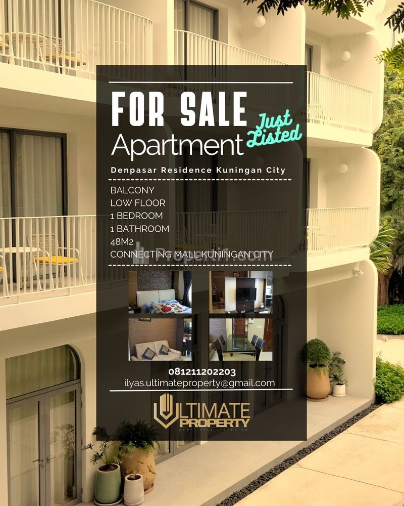 Jual Apartemen Denpasar Residence Kuningan City Jakarta Selatan 1 Bedroom Fully Furnished