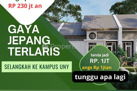 Dijual Rumah dekat Kampus UNY Gunungkidul Yogyakarta, Punya Nilai  Investasi Bagus