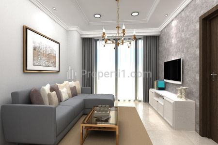 For Rent Apartemen Casa Grande Residence Phase 2 - 2 BR Fully Furnished, Tebet (Mall Kota Casablanca) - Jakarta Selatan