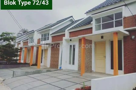 Rumah Type 43/72 Tampak Depan dan Siap Huni