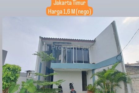 Dijual Rumah Cluster 2 Lantai dekat Tol Bambu Apus Cipayung Jakarta Timur