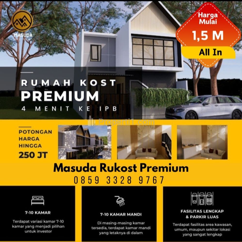 Dijual Rukost Premium Dekat Kampus IPB Bogor