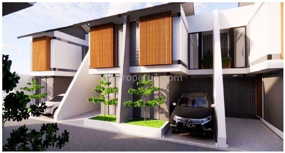 Tropikal Townhouse Modern Dijual di Depok Dekat UI Depok