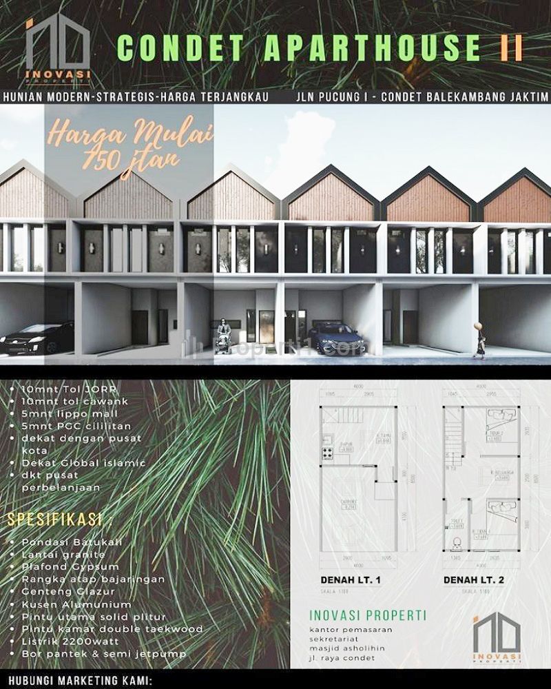 Dijual Rumah Baru 2 Lantai di Condet Balekambang Jakarta Timur Dekat RSUD Kramat Jati, Stasiun Pasar Minggu, PGC Cililitan, Lippo Plaza Kramat Jati