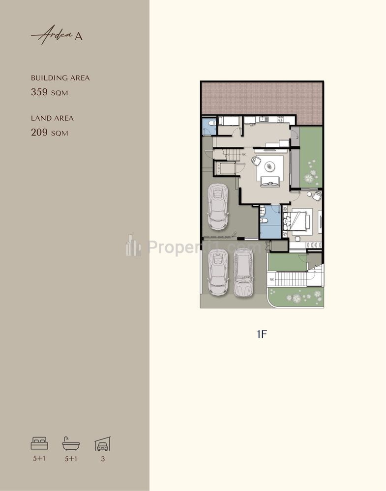 Dijual Ardea Heron Rumah Mewah di Gading Serpong, Tangerang