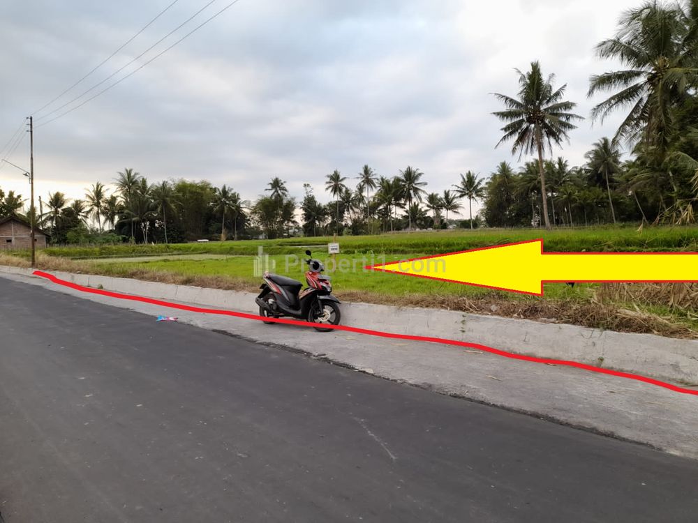 Dijual Tanah Murah Butuh Uang di Borobudur Magelang - Luas 122 m2, SHM, Bisa untuk Hunian/Komersial