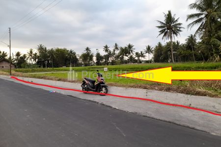 Dijual Tanah Murah Butuh Uang di Borobudur Magelang - Luas 122 m2, SHM, Bisa untuk Hunian/Komersial