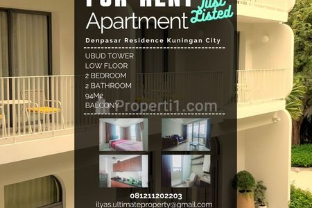 Sewa Denpasar Residence 2 Bedrooms Fully Furnished di Kuningan City Jakarta Selatan