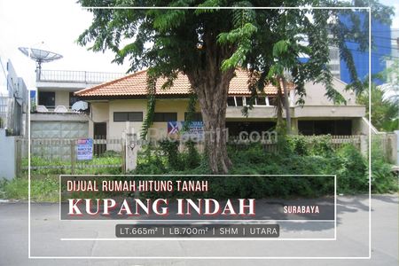 Jual Rumah Hitung Tanah di Kupang Indah, Surabaya