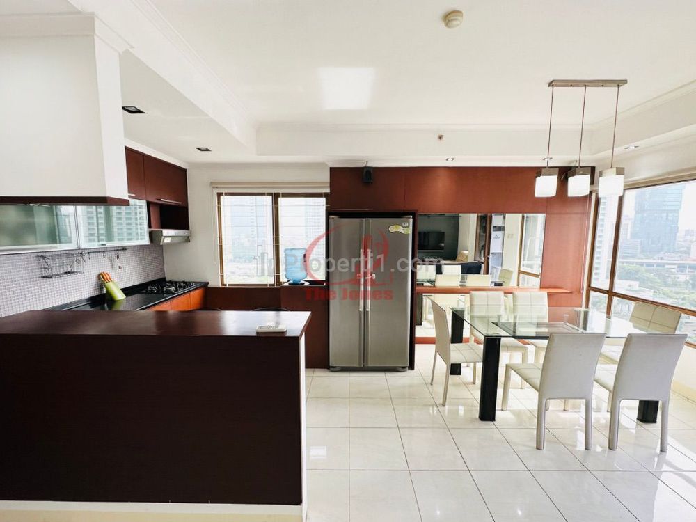 Disewakan Apartemen Sudirman Park di Karet Tengsin Jakarta Pusat - 2+1 Bedroom Good View Fully Furnished