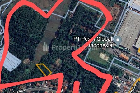 Dijual Tanah Industri Pinggir Jalan Raya Purwadadi dekat Gerbang Tol Kalijati Subang Luas 50.000 m2 SHM