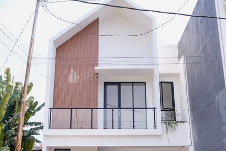 Dijual Rumah Cluster Baru 2,5 Lantai Ada Rooftop Model Scandinavia dekat Tol di Ciganjur Jagakarsa Jakarta Selatan