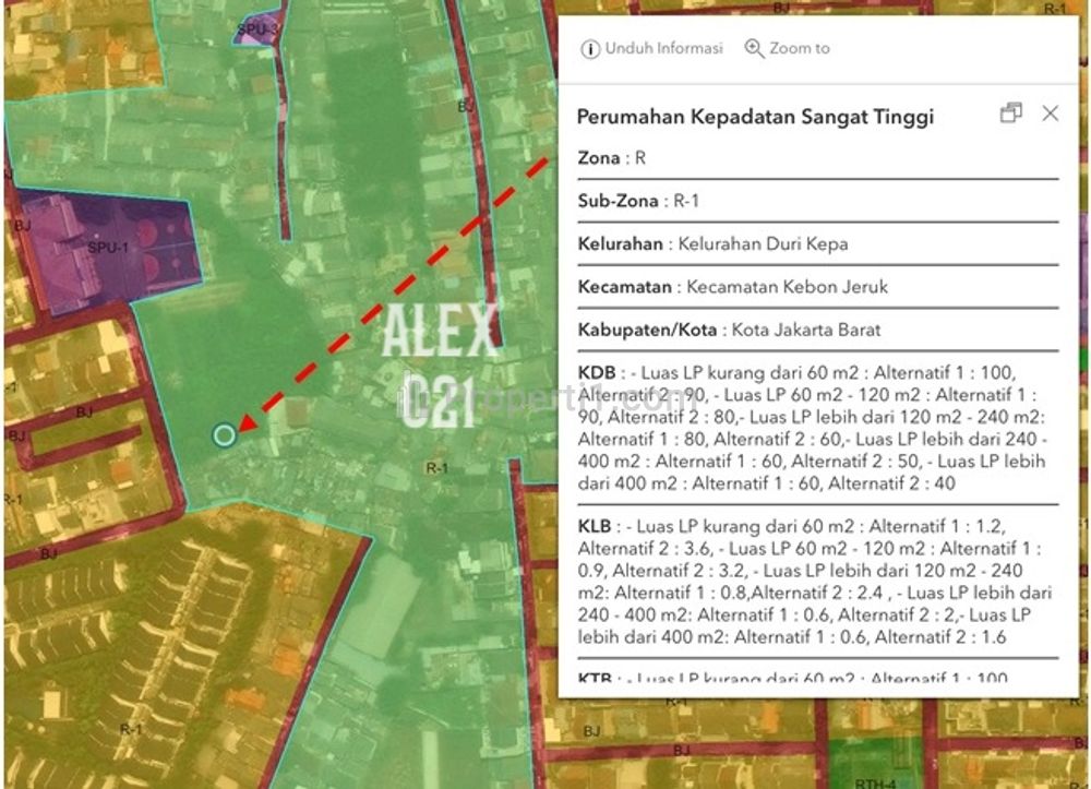 Dijual Tanah di Komplek Taman Ratu Indah, Duri Kepa, Kec. Kebon Jeruk, Jakarta Barat