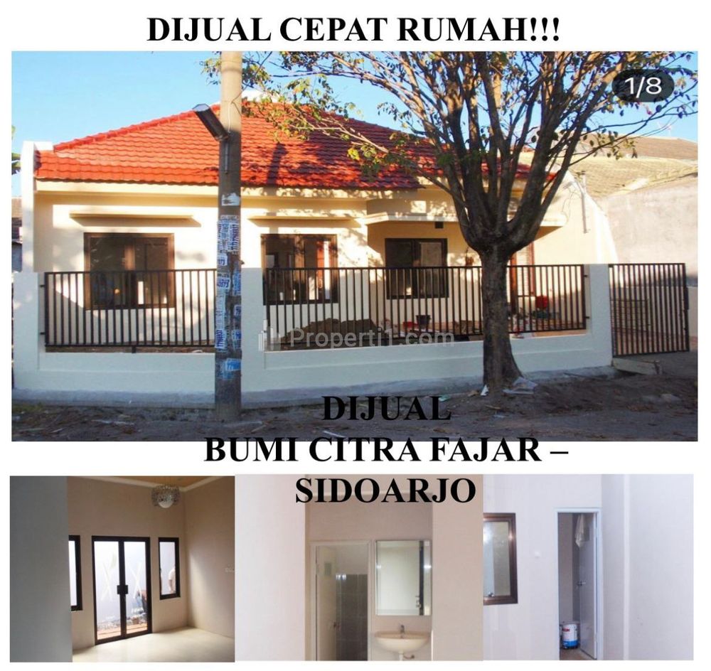 Jual Rumah Murah 3+1 Kamar di Bumi Citra Fajar Sidoarjo Jawa Timur