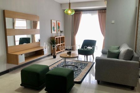 Sewa Apartemen Cosmo Mansion (Jakarta Residence) Thamrin City Jakpus - 2+1 BR Fully Furnished, Dekat Pasar Tanah Abang, dan Grand Indonesia