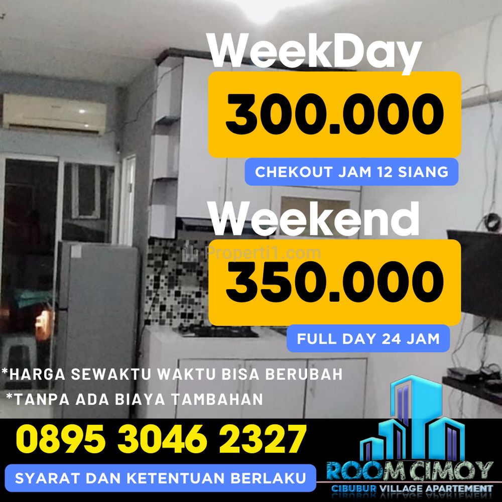 Sewa Apartemen Cibubur Village - 2 BR Fully Furnished