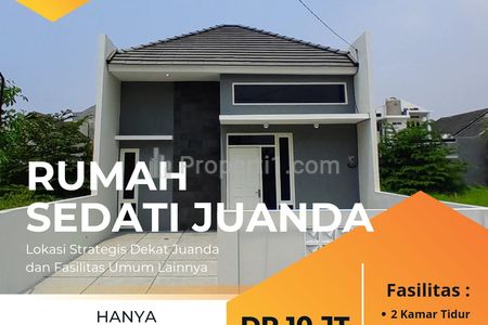 Jual Rumah Murah 400Jutaan SHM KPR DP 10Juta Sedati Sidoarjo