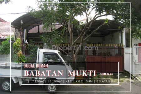 Jual Rumah Depan Taman di Babatan Mukti, Surabaya