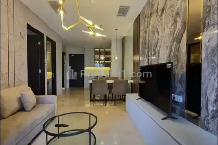 For Rent Apartment Sudirman Suites in Central Jakarta - 2+1 BR Fully Furnished, Low Floor